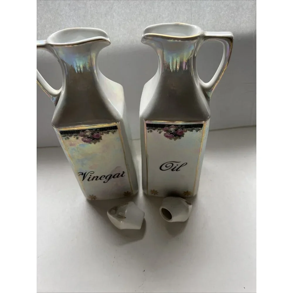 Vtg Set 11 30’s Era M. Rosenbaum & Sons Bavaria Porcelain Lustreware  See Pics‎